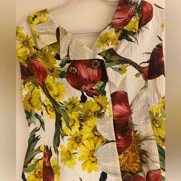 Blair Waldorf Dolce Gabbana Onion Top IT40 US4 Gossip Girl - Picture 7 of 9